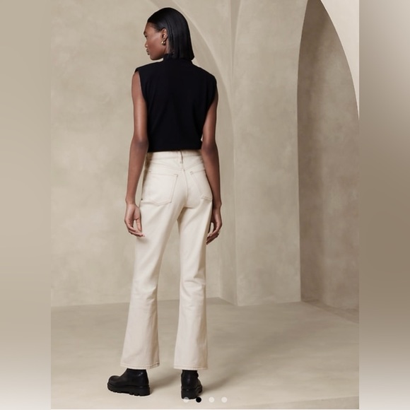 White Off White Flare / Bootcut Jeans Size 26 / 2 NWT - Picture 2 of 4